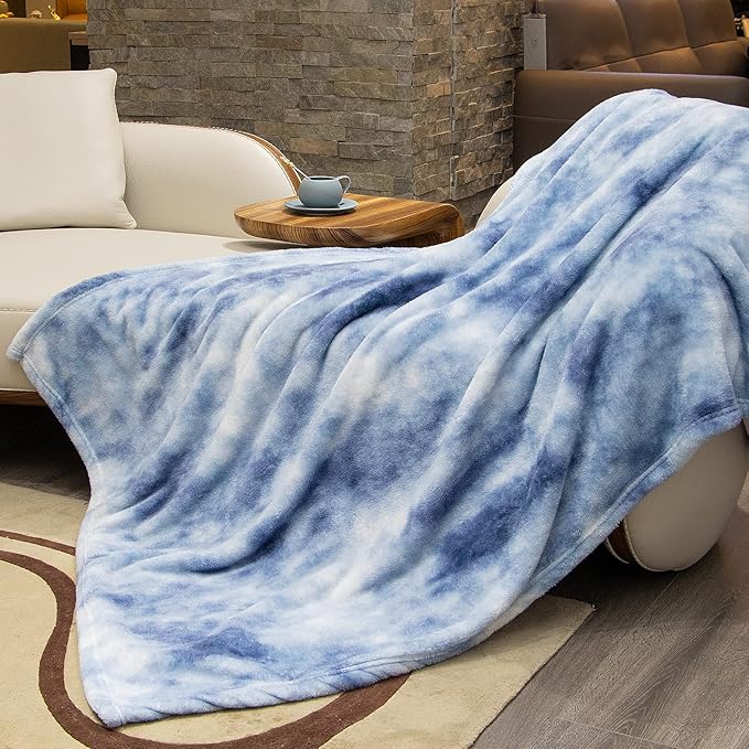 Fleece Throw Blanket Cozy Soft Lightweight Throw Blankets Warm Plush Gray Fall Blankets and Throws Couch Sofa Bed Camping Travel Picnic Outdoor Blanket Bedding Kid Baby Boys Girls Adults 40x50 in