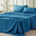 Bedsure Full Size Bed Sheets - 4 Pieces Soft Full Sheet Set - Breathable & Cooling - Hotel Luxury - Easy Care Polyester Microfiber Bedding for Women, Men, Teal Blue