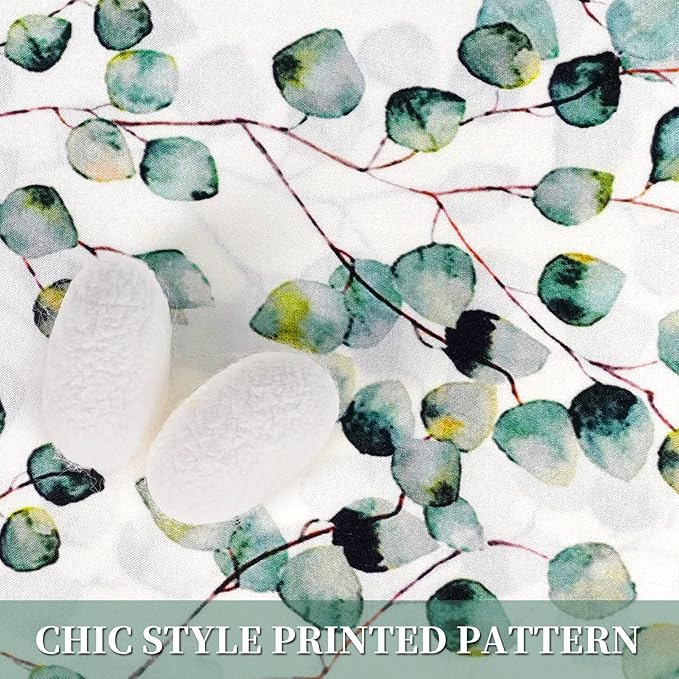 OLESILK 100% Natural Mulberry Silk Sleep Eye Mask Block Out Light, Fashion Printed Eye Mask Blindfold for Women Men Full Night Sleeping, Chic Eye Cover Eyeshade, Pattern 2