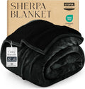 Utopia Bedding Sherpa Blanket King Size (King, 90x102 Inches) - Soft Lightweight Plush Fleece Reversible Blanket for Bed, Sofa, Couch, Camping and Travel