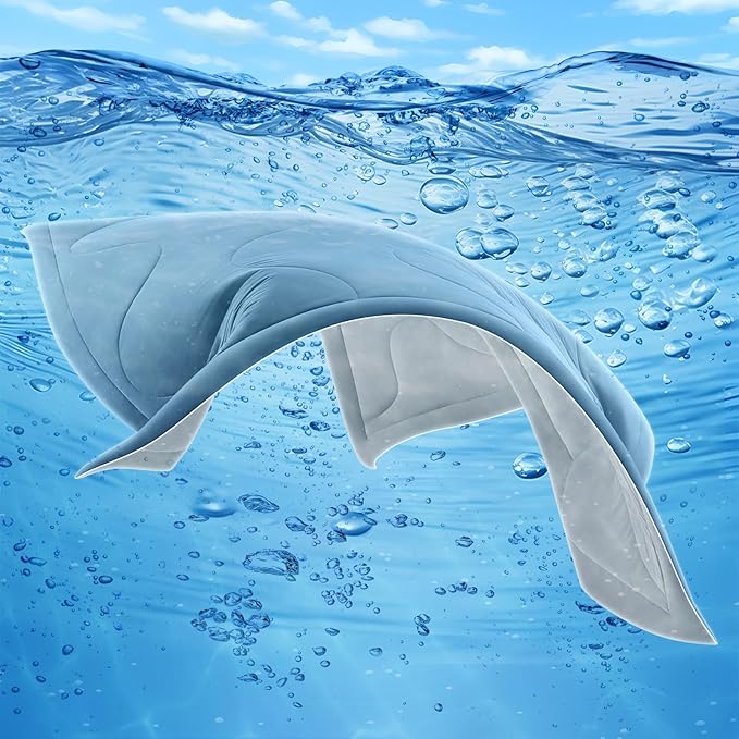 Cooling Comforter Twin Size, Double-Sided Cooling Blanket for Hot Sleepers & Night Sweats, Arc-Chill Q-Max > 0.4 Breathable Ice Blanket, Lightweight Cold Comforter (68''x90'', Light Blue)