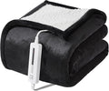 EHEYCIGA Heated Blanket Electric Blanket Twin - Heating Blanket with 9 Heating Levels & 10 Hours Auto Off, Soft Cozy Sherpa Washable Blanket with Fast Heating, 62 x 84 Inches