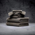 LUXOME Luxury Performance 6-Piece Bath Towel Set | Dual-Loop Design | Ultra Soft | Highly Absorbent | Quick Drying | Cobblestone