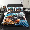 Off Road Truck Comforter Queen Size for Boy，Off Road Truck Bedding Queen Size，with 1 Comforter with 2 Pillow Case，Off Road Truck Bedroom Decor