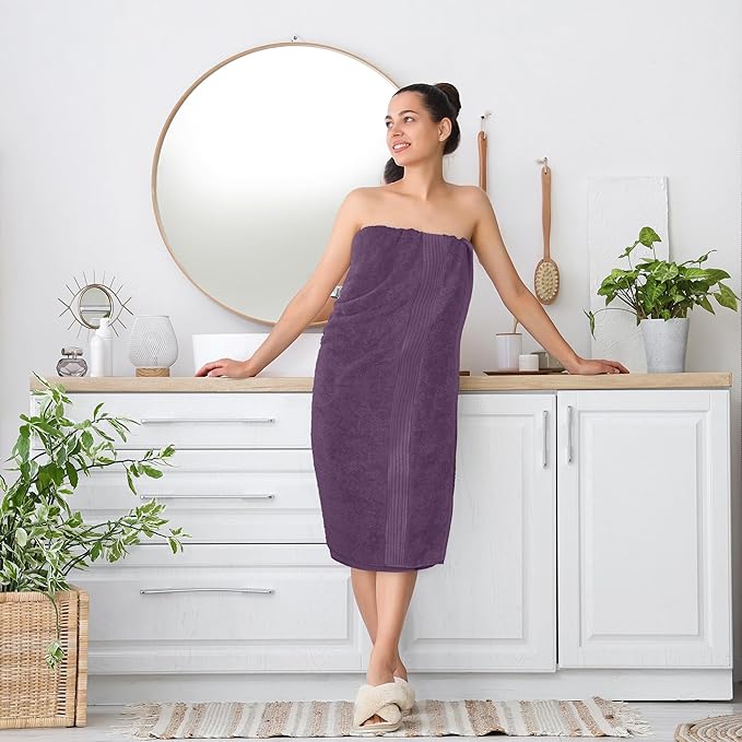 Utopia Towels - Premium Jumbo Bath Sheet 2 Pack - 100% Cotton Highly Absorbent and Quick Dry Extra Large Bath Towel - Super Soft Hotel Quality Towel (35 x 70 Inches, Plum)