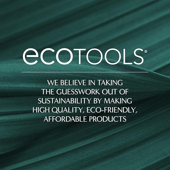 EcoTools Exfoliating EcoPouf, Shower Loofah Scrubs & Cleanses, Pouf with Recycled Netting, Exfoliation Removes Dead Skin, Eco-Friendly Bath Accessory, Cruelty-Free, Color May Vary, 6 Count (60g)