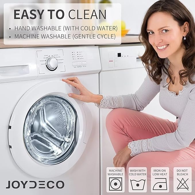 Joydeco Blackout Curtains 54 Inch Length 2 Panels Set, Thermal Insulated Long Curtains& Drapes 2 Burg, Room Darkening Grommet Drapes for Living Room Bedroom Window (W52 x L54 Inch, Brown)