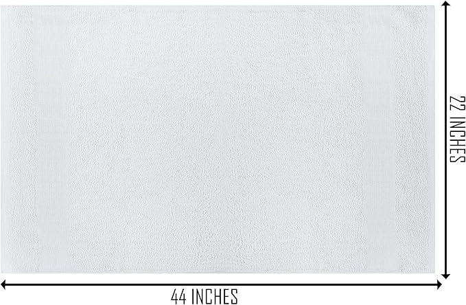 (Pack of 12 White Bath Towels Bulk 22x44 Inches -Economy Cheap Bath Towels for Commercial Uses, Gym, Salon, Spa & Hair -Lightweight Bath Towels Quick Drying -Bath Towels Sets Bulk