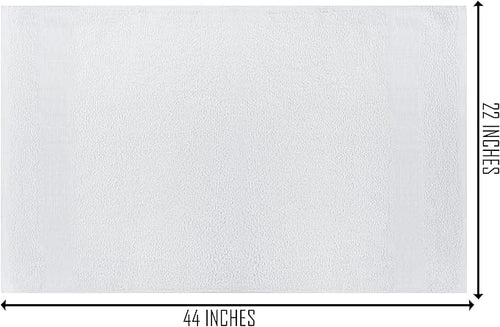 (Pack of 12 White Bath Towels Bulk 22x44 Inches -Economy Cheap Bath Towels for Commercial Uses, Gym, Salon, Spa & Hair -Lightweight Bath Towels Quick Drying -Bath Towels Sets Bulk