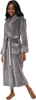 Turquaz Oversize Plush Robes For Women, Soft Warm Fleece Bathrobe for Women