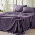 Bedsure Full Size Bed Sheets - 4 Pieces Soft Full Sheet Set - Breathable & Cooling - Hotel Luxury - Easy Care Polyester Microfiber Bedding for Women, Men, Dusty Purple