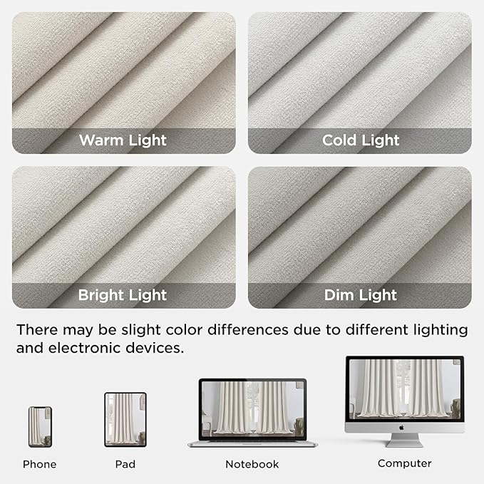 Joydeco White 100% Blackout Curtains 72 Inch 2 Panels, Luxury Thermal White Velvet Curtains for Bedroom Living Room, Soundproof Blackout Window Drapes, Rod Pocket & Back Tab (52W x 72L)