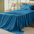 Bedsure Twin XL Sheet Sets Dorm Bedding - 3 Pieces Soft Extra Long Twin Sheets, Hotel Luxury, Easy Care Microfiber for Women, Men, Teal Blue