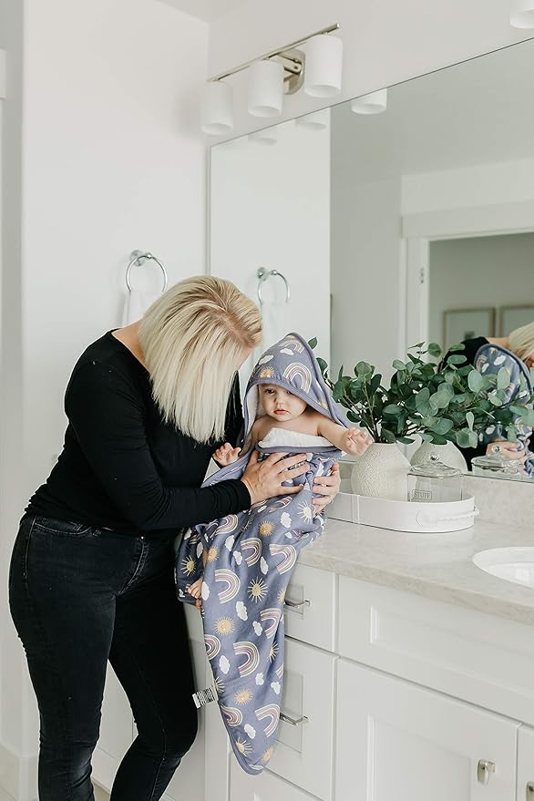 Copper Pearl Hooded Bath Towels Premium Knit/Terry Cloth Baby Towels with Hood, Pockets, and Cool Designs - Great to Gift and Make Bath Time Fun - Baby Bath Towel, Hope