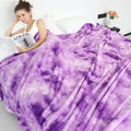 obinsm Purple Soft Blanket - Fuzzy Throw Blankets for Women - Warm Fleece Blankets for Bed Home Decor