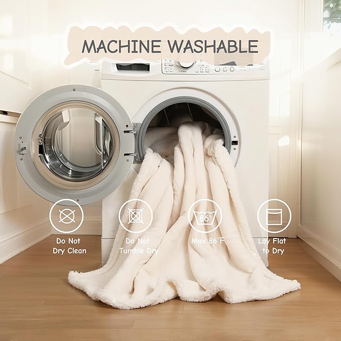Electric Heated Blanket Queen Size 84"x90", Soft Flannel with Dual Controllers & Overheat Protection, 6 Adjustable Heat Settings & 10-Hour Auto-Off Timer, Fast Heating for Winter Comfort, White