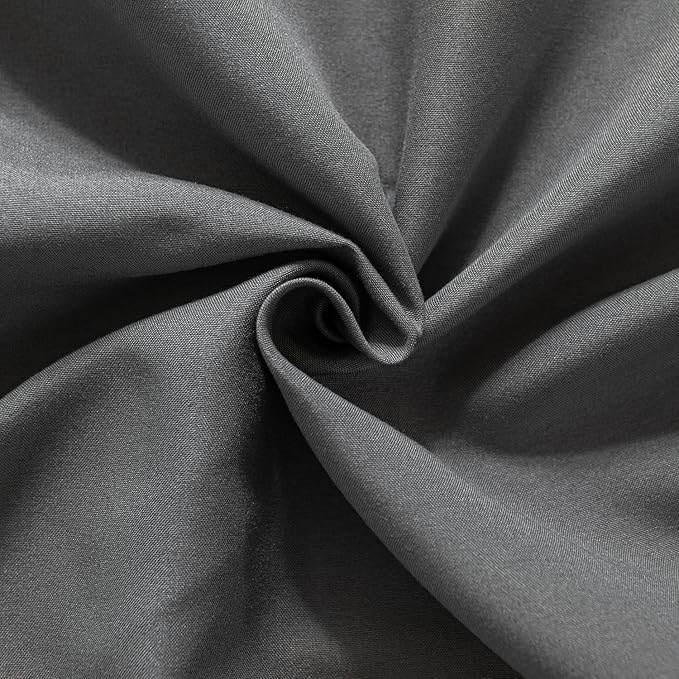 Bed Skirt Full Size Ruffled Bed Skirts with Split Corners, 16 Inch Drop Dust Ruffle Bed Skirt with Platform, Gray, Full - 16" Drop