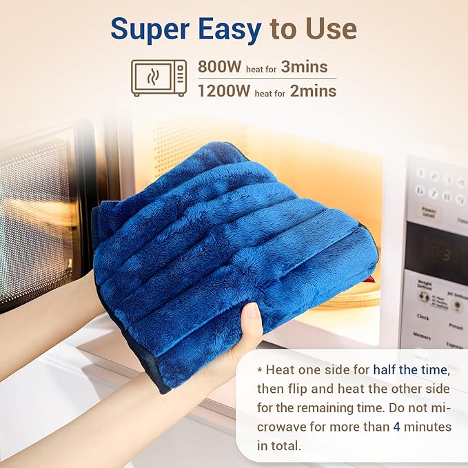 Comfytemp Microwave Moist Heating Pad for Back Pain Relief, Sciatica Surgery Recovery Must Have, FSA Eligible HSA, Microwavable Hot Therapy for Lower Lumbar, Cramps, Waist Warm Compress, Get Well Gift