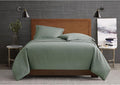 London Fog Garment Washed Solid Duvet Set Green Microfiber 2-Piece Twin XL Duvet Set, Solid Themed, Adult and Teen, Oeko-TEX Certified