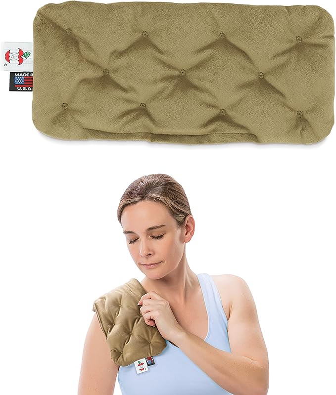 Core Products MicroBeads Moist Heat Therapy Microwave Pack - Great Holiday Gift - Small Heating Pad 5" X 12"