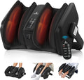 Shiatsu Foot Massager with Heat, FSA Eligible HSA Electric Foot Calf Massager with Remote, Multi-Level Compression Deep Kneading Feet Massage Machine for Neuropathy Plantar Fasciitis Circulation