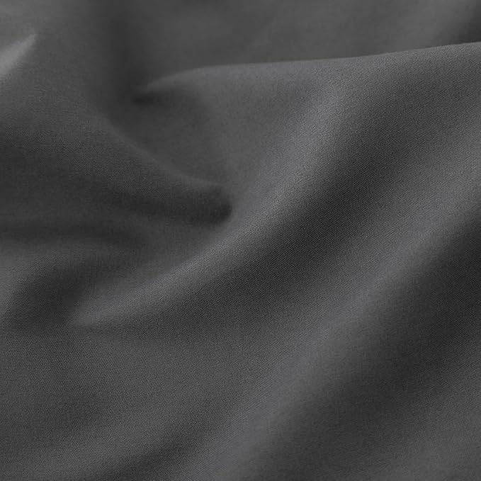 Bed Skirt Full Size Ruffled Bed Skirts with Split Corners, 14 Inch Drop Dust Ruffle Bed Skirt with Platform, Dark Grey, 14" Full