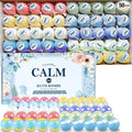 TranquilBliss Bath Bombs Set 50 PCS with 10 Rich Scents, Bath Bombs for Women, Natural Bubble Bombs with Shea Butter & Safe Oil, Ideal for Christmas, Birthday, Valentine's Day Mother's Day Present