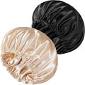 Satin Bonnet Double Layer Silk Bonnet for Sleeping Women Hair Care for Natural Curly