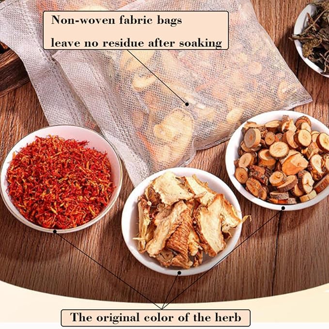 30 Pack Herbal Foot Soak Bags -Natural Ginger Mugwort Foot Detox Soak ,Body care herbal package Soothes Tired ,Chinese Herbal Foot Bath Spa Gift for Men & Women艾草生姜中药泡脚包 (32 Ounce (Pack of 1), 28)