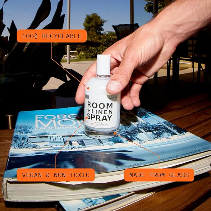 DedCool Room + Linen Spray | Xtra Milk | Luxurious Natural Linen & Fabric Spray | Non-Toxic, Essential Oil Infused | Home, Bedding, Couch, Closet, Bathroom Freshener | 3.5 fl oz