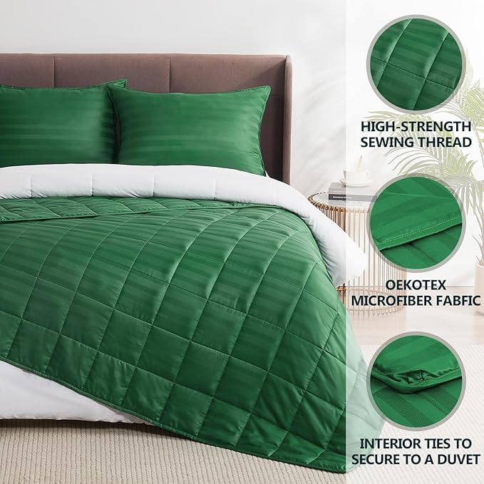 Weighted Blanket Kids (36"x48" 3lbs),Ultra Soft and Cozy Cooling Weighted Blanket Kids,Heavy Blanket with Machine Washable Soft Blanket, Forest Green
