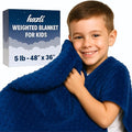 hazli Super-Soft Kids Weighted Blanket 5 Pounds - Weighted Blanket for Kids - Easy to Clean, Washable Minky Cover - 36x48 Inches 5lbs Child - Small Heavy Blanket for Girls and Boys