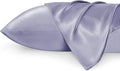 Bedsure Satin Pillowcase 2 Pack Similar to Silk Pillow Cases Standard Size, Pillow Case for Sleeping Women with Envelope Closure, Gifts for Women Men, Icelandic Blue, 20x26 Inches, 2pcs