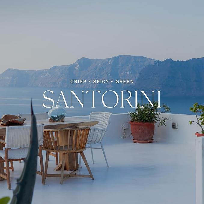 Antica Farmacista Three-Wick Candle - Decorative Home Candle - Long-Lasting & Premium Scented - Luxury Gift - Santorini, 25 oz