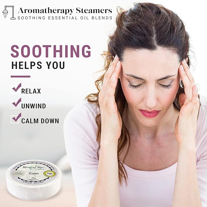 Shower Steamers Aromatherapy - Lavender Shower Steamers W/Organic Essential Oils for Vaporizing Steam Spa, Relaxation, Vapor Shower Tablet, Shower Melts, Stocking Stuffers Christmas Gift for Her, Him