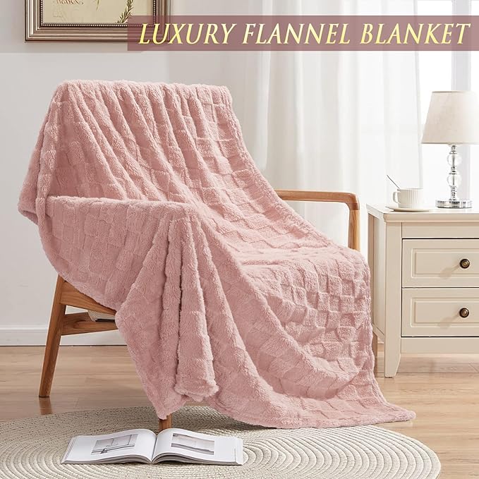 Christmas Birthday Gifts for Women, Self Care Get Well Soon Gift Baskets for Women, Rose Relaxing Spa Gifts Care Package w/ Luxury Blanket, Unique Gift Ideas for Mom Her Wife Girlfriend Friend Sister