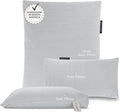 BADESOFA® Luxury Bath Pillows for Tub Full Body Set - 3-Piece Bath Pillow Set with Premium Materials & CleanDry+ - Bathtub Pillows for Head and Neck Support - Tub Pillow for Bathtub in Grey