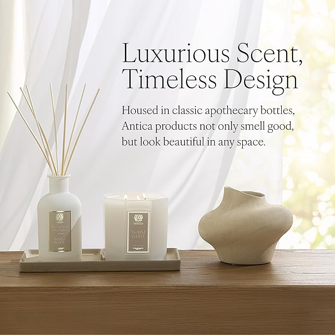 Antica Farmacista Three-Wick Candle - Decorative Home Candle - Long-Lasting & Premium Scented - Luxury Gift - Warm White, 25 oz