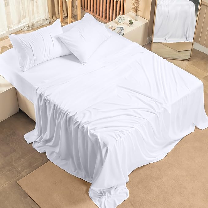 Utopia Bedding Full Bed Sheets Set - Pack of 10 Sheet Sets - Perfect for Spa, Hotel, & Guest Bedroom - Brushed Microfiber - Shrinkage and Fade Resistant - Easy Care (White)