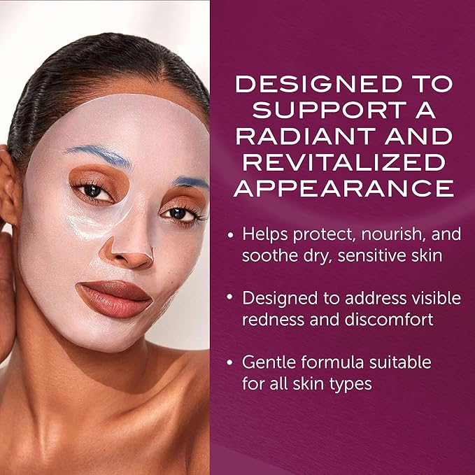 111SKIN Y Theorem Bio Cellulose Facial Mask for All Skin Types, Hydrating Face Mask with NAC Y2, Ectoin & Centella Asiatica, Enhances Skin Elasticity, Skincare Sheet Masks for Self Care, 5x 0.78 fl oz