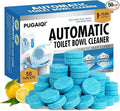 Toilet Bowl Cleaner Tablets Blue Toilet Tank Cleaners, Septic-Safe Hard Water Stain Remove, Effervescent Stain & Odor Remover Bathroom， Automatic Toilet Cleaning & Deodorizer 50 TabsIII