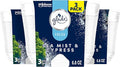 Glade 3-Wick Scented Candle Jar, Sea Mist & Cypress, Air Freshener Infused with Essential Oils, 6.8 Oz, 3 Count