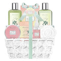 Spa Gift Baskets for Women Bath and Body Gift Set, 9pcs Spa Gifts for Women, Lily Bath Gift Set with Bubble Bath, Body Lotion, Christmas Gifts for Her Relaxing Bath Sets