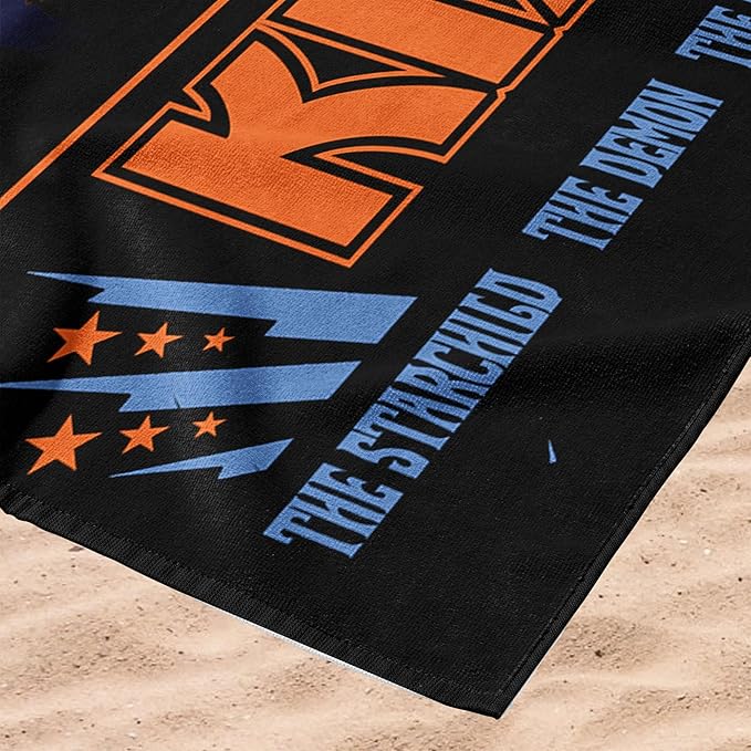 Northwest KISS Gods of Rock Beach Towel, Rock and Roll Pool and Bath Towel, Soft and Absorbent, Quick Dry, 30 x 60 inches