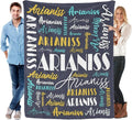 Name Blanket Personalized Blanket for Adult Kids Flannel Customize Throw Blanket Custom (Color 09, 40 x 50 Inches)