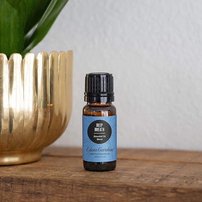 Edens Garden Deep Breath Essential Oil Blend- 100% Pure Premium Grade, Undiluted, Natural, Therapeutic, Aromatherapy, The Best for Skin, Humidifiers, Candle 118 ml (4 fl oz)