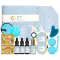 Ylang 23 Pcs Facial Skin Care Kit, Bath and Body Gifts for Women & Men, Spa Kit, Gift Baskets, Birthday Gifts For Women, Cream, Face Oil, Sheet Mask, Gel Eye Mask, Christmas, Valentines, Mother Day