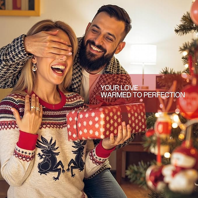 Heated Blanket Twin Size, Electric Blanket with 1-10 hrs Timer Auto-Off & 8 Heating Levels, Flannel& Sherpa Heating Blanket with ETL Certified, Christmas Blanket Gifts Machine Washable (62x 84”, Red)