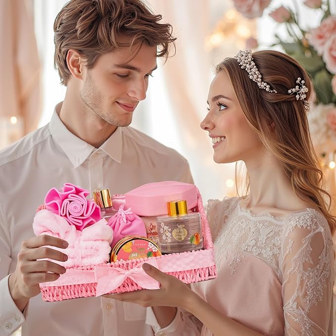 Christmas Gifts for Women Gift - 23-Piece Luxury Spa Gift Baskets for Women, Bath and Body Gift Basket for Her, Spa Kit | Perfect for Holiday, Valentine's Day, Birthday, Mothers Day Gifts for Mom