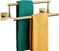 KOKOSIRI Hand Towel Bar 16 Inches Towel Holder Bathroom Rack for Bath Cabinet Towel Rails Brushed Gold Stainless Steel B5009BG-L16
